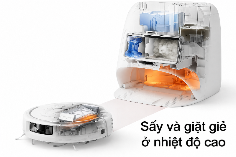 Robot hút bụi lau nhà DJI ROMO S - hình 11