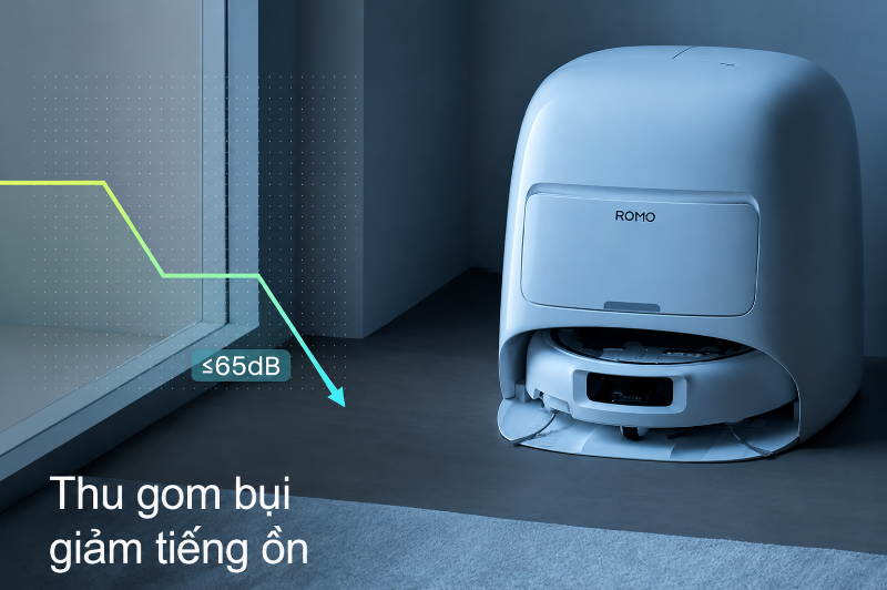 Robot hút bụi lau nhà DJI ROMO S - hình 10