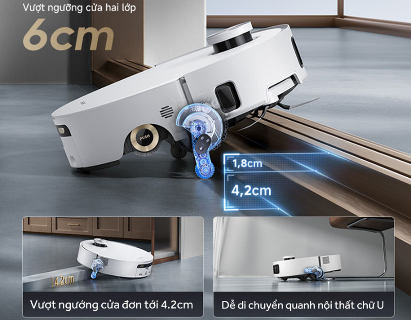 Robot hút bụi lau nhà Dreame Aqua10 Roller - hình 4