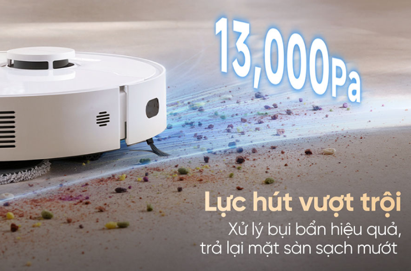 Lực hút Vormax™ 13.000 Pa mạnh mẽ