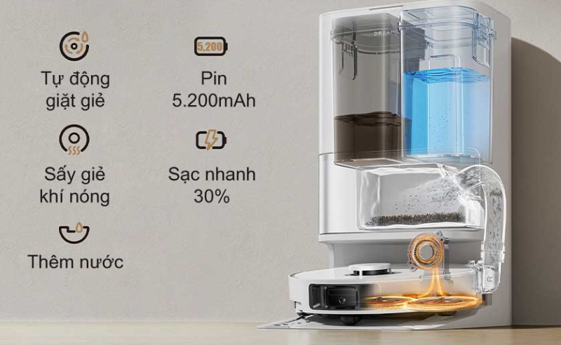 Robot hút bụi lau nhà Dreame L10s Ultra Gen 3 - hình 6
