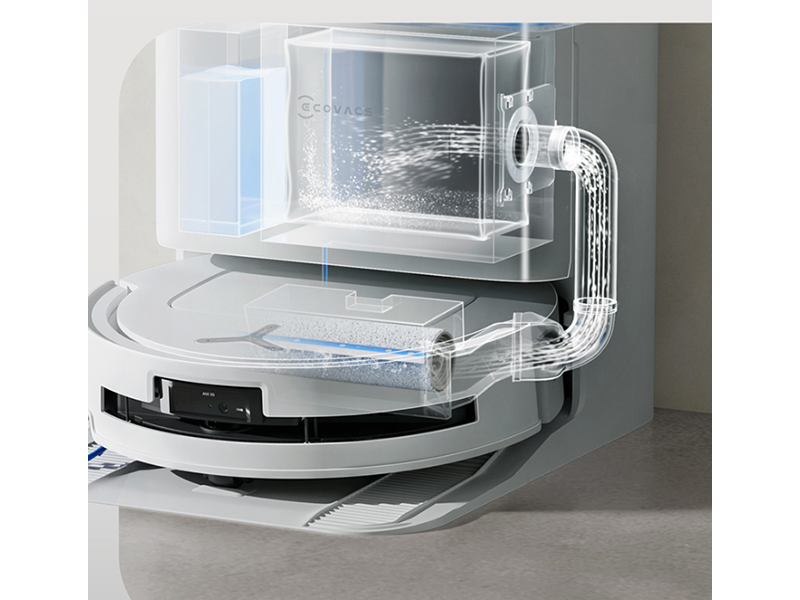 Trạm sạc thông minh của robot hút bụi lau nhà Ecovacs T80 Omni