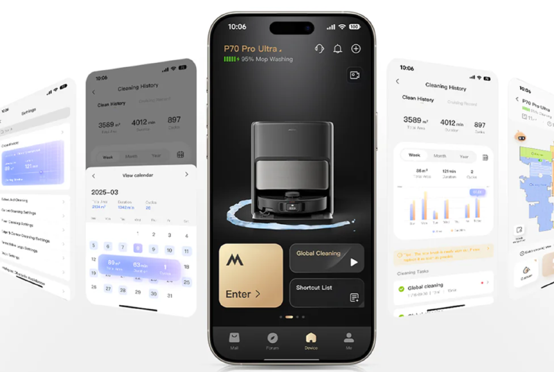 Robot hút bụi lau nhà Mova P70 Pro Ultra - hình 8