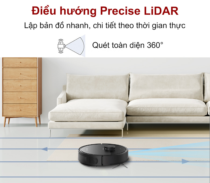 Robot hút bụi lau nhà Roborock Q7TF (hình 6)