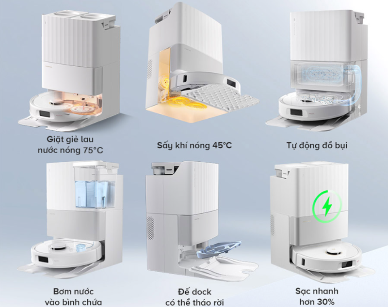 Robot hút bụi lau nhà Roborock Q Revo C Pro - hình 4