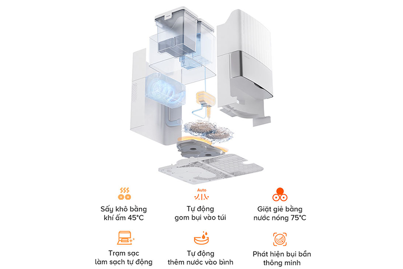 Robot hút bụi lau nhà Roborock Q Revo Edge 5V1 (hình 10)