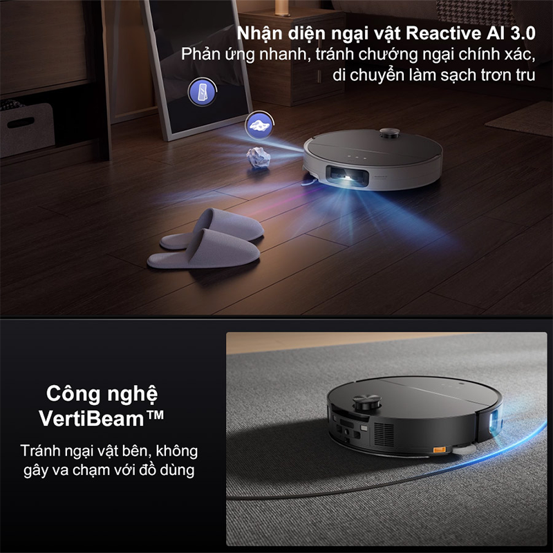 Robot hút bụi lau nhà Roborock Saros 10 (hình 10)