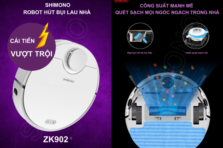 robot hút bụi shimono 5