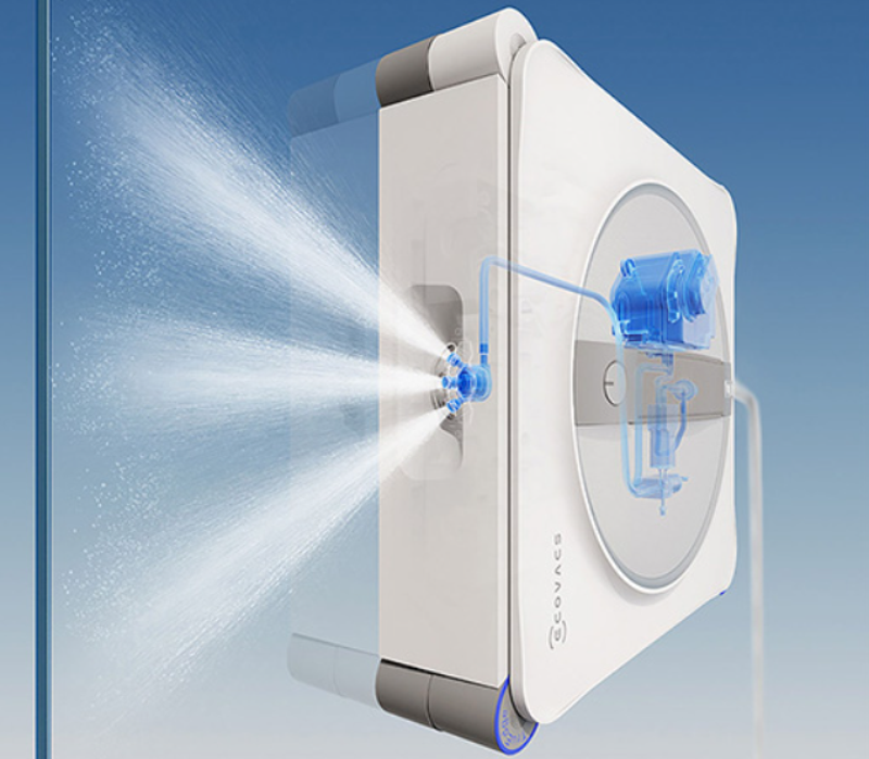 Robot lau kính Ecovacs W2S Omni - hình 5