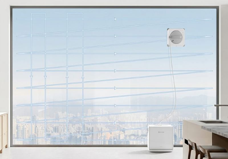 Robot lau kính Ecovacs W2S Omni - hình 6
