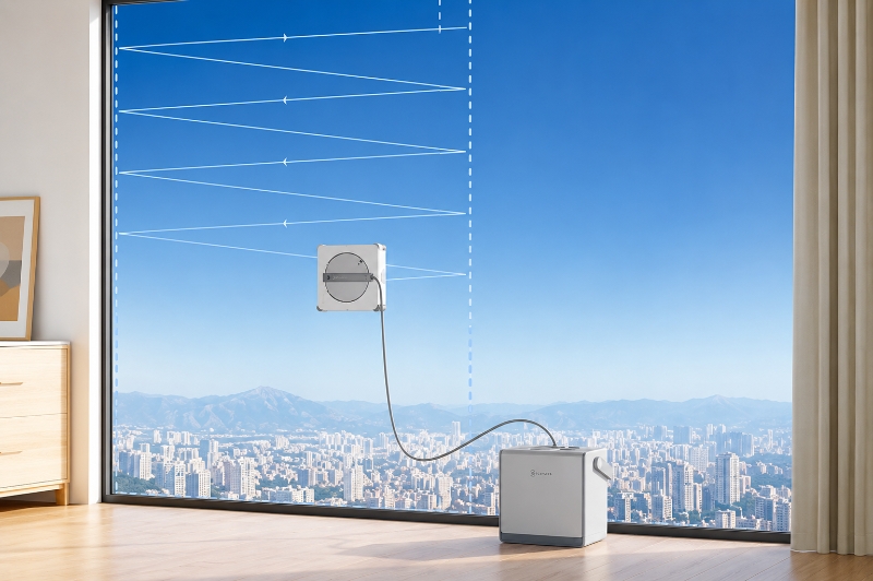 Robot lau kính Ecovacs W2S Omni - hình 7