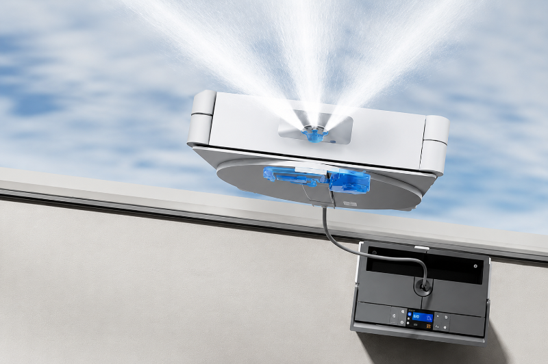 Robot lau kính Ecovacs W3 OMNI - hình 9