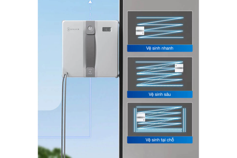 Robot lau kính Ecovacs Winbot Mini (hình 9)