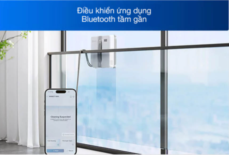 Robot lau kính Ecovacs Winbot Mini (hình 10)