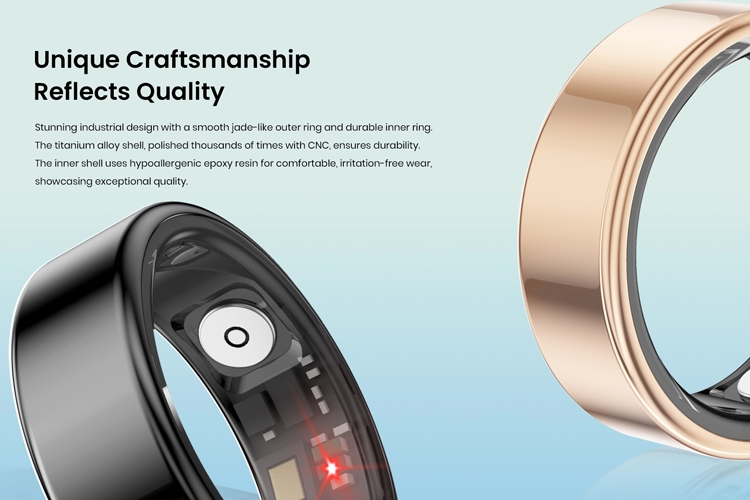 Nhẫn thông minh Rollme R3 ra mắt: Có 6 kích thước, giá rẻ hơn Galaxy Ring tới 4 lần