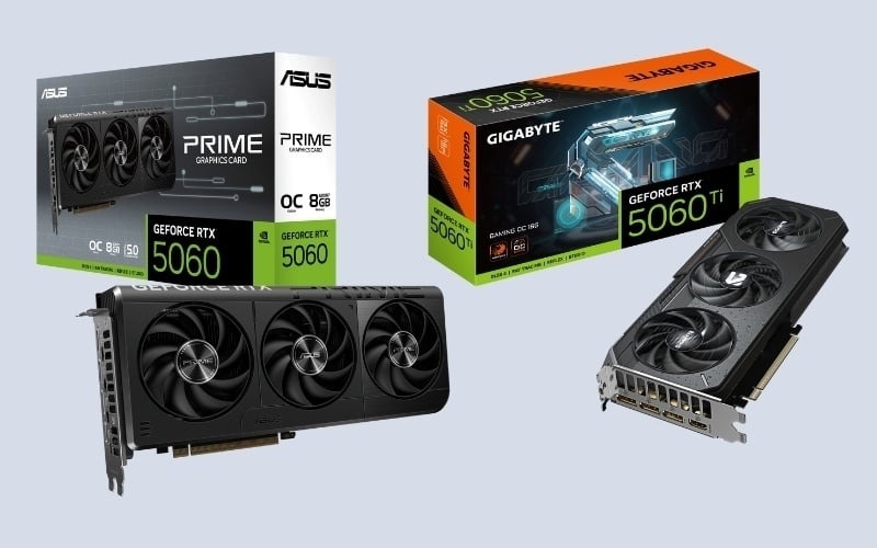 So sánh RTX 5060 và RTX 5060 Ti 8