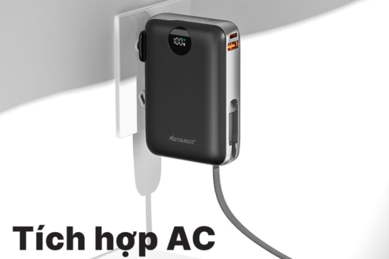 Cổng kết nối đa dạng và đầu AC tích hợp