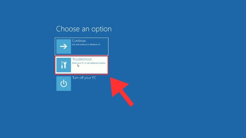 Truy cập Safe Mode từ màn hình Login bước 2