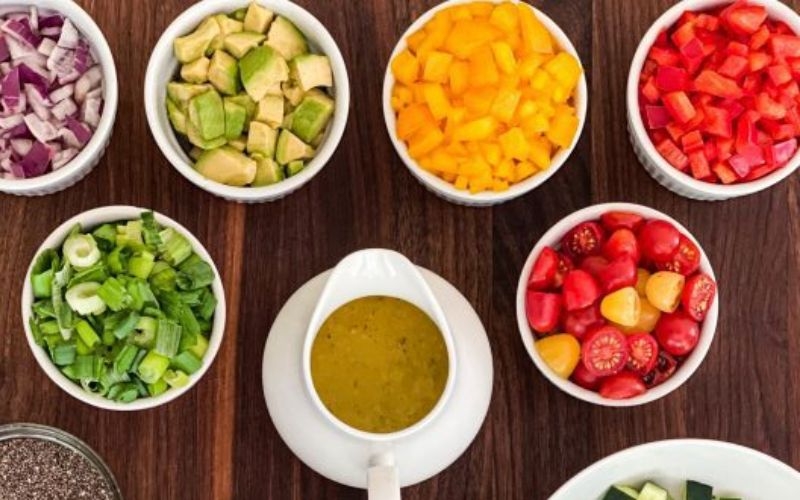 Nguyên liệu Salad dưa hấu và bơ