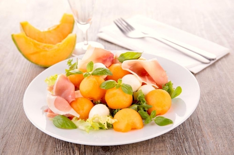salad dưa lưới 1