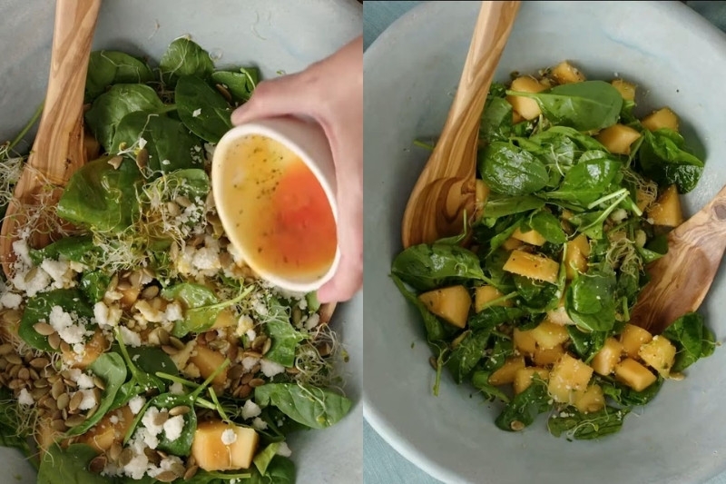 salad dưa lưới 5