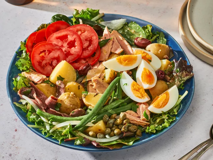 Thành phẩm salad Nicoise