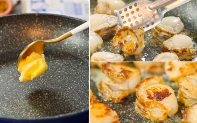 Áp chảo sò điệp