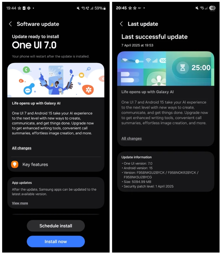Samsung bắt đầu cập nhật One UI 7 ổn định cho Galaxy S24, Fold 6 và Flip 6