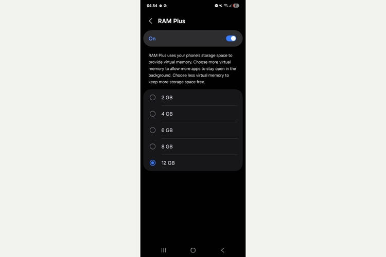 Samsung công bố RAM Plus mới với khả năng 12GB trong One UI 8