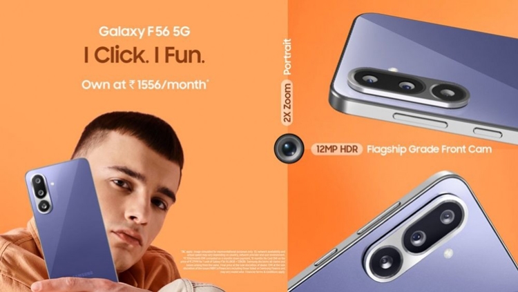 Samsung Galaxy F56 ra mắt: Smartphone mỏng nhất dòng F, cấu hình mạnh, hỗ trợ AI, giá từ 7.7 triệu đồng