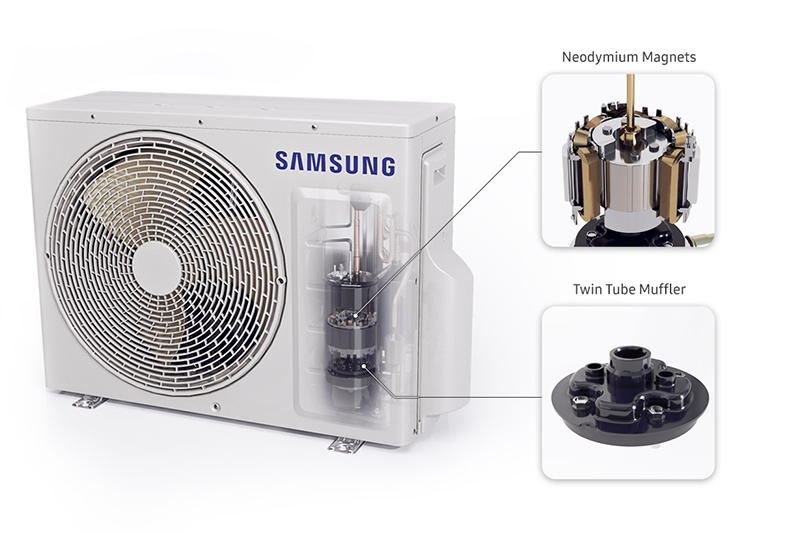 Samsung Inverter 1 HP AR10CYFAAWKNSV (hình 5)