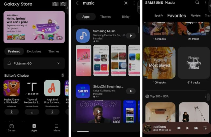 Tải Samsung Music từ Galaxy Store