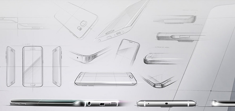 Bản phác thảo thiết kế cho Galaxy S6