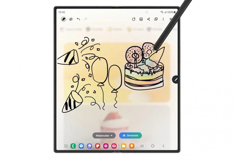 Samsung sẽ thiết kế lại S Pen cho Galaxy Z Fold7?