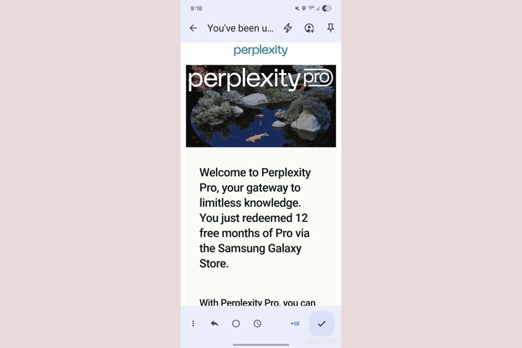 Samsung tặng miễn phí 1 năm Perplexity Pro trị giá 200 USD (~5.2 triệu đồng)