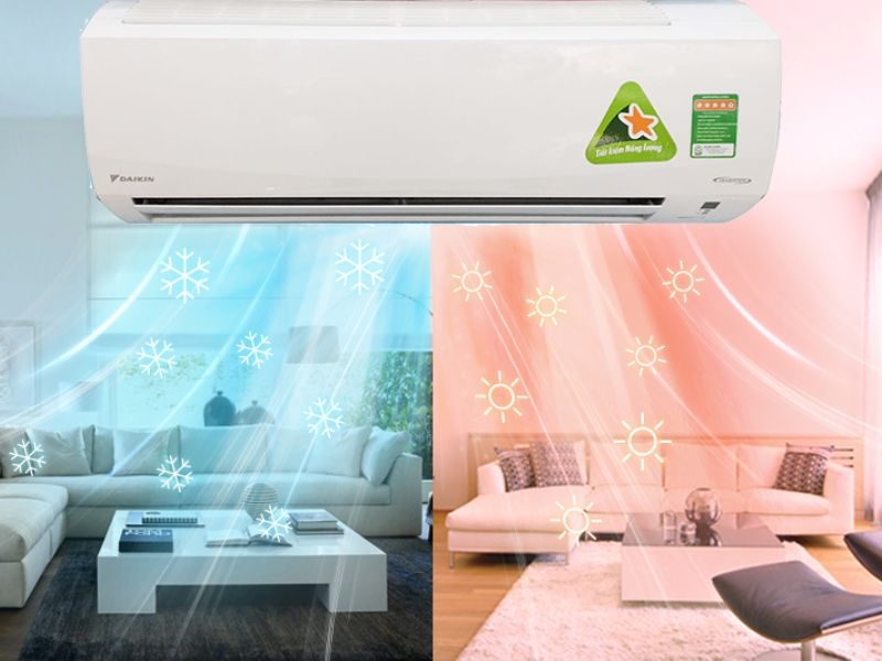 Điều hòa 2 chiều - Sản phẩm giữ ấm mùa đông