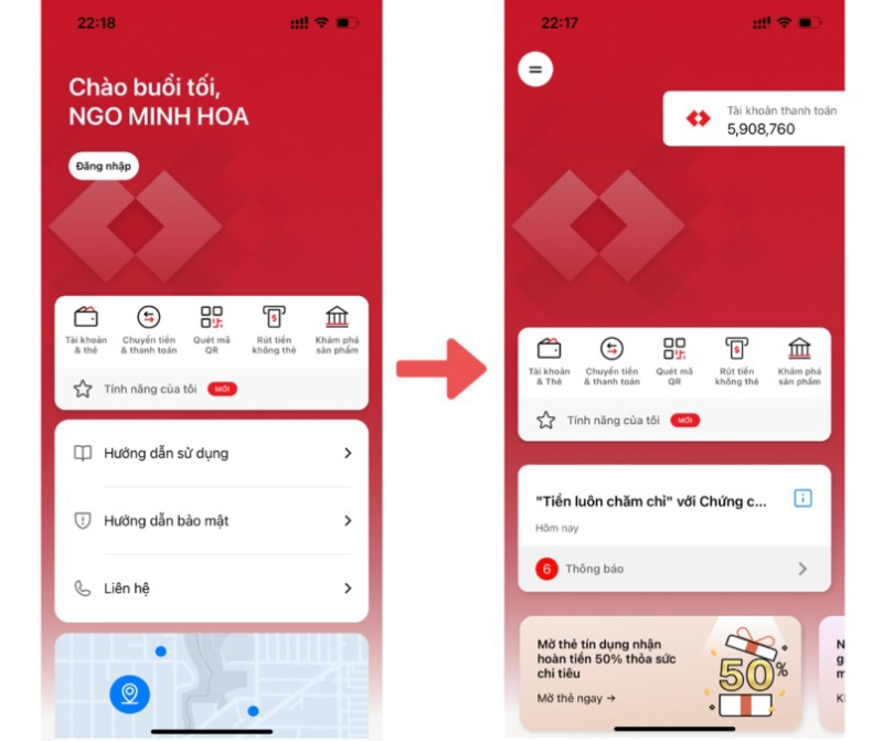 Sao kê online Techcombank - hình 4
