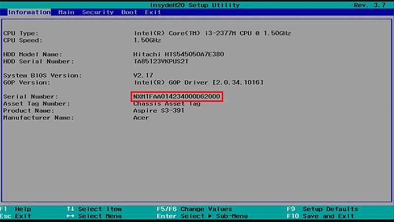 Cách kiểm tra series laptop (ảnh 2)