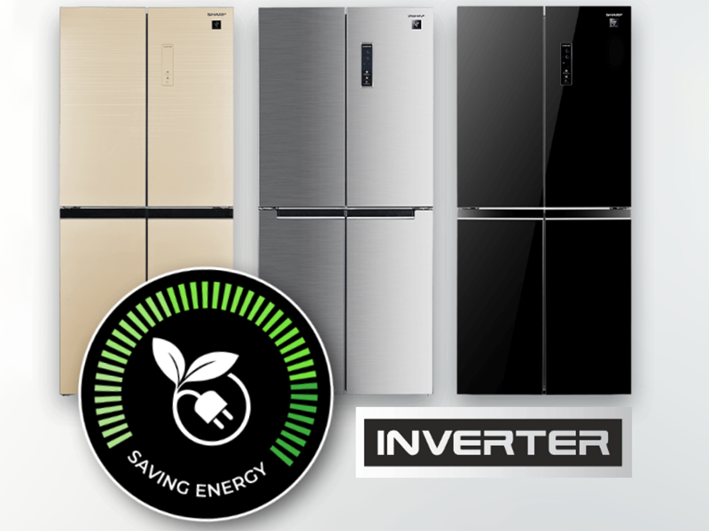 Sharp Inverter 401 lít SJ-FXP480V-SL (hình 4)