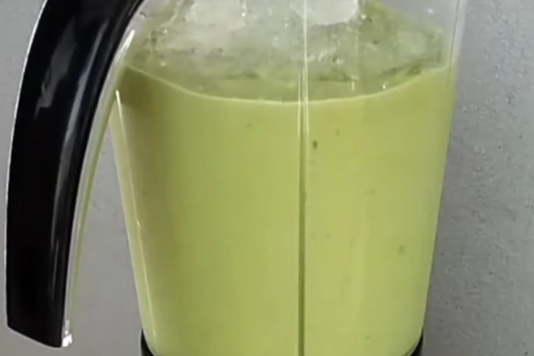 Sinh tố bơ mãng cầu hình 5