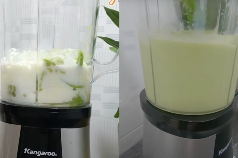 sinh tố bơ sữa chua nước cốt dừa (hình 4)