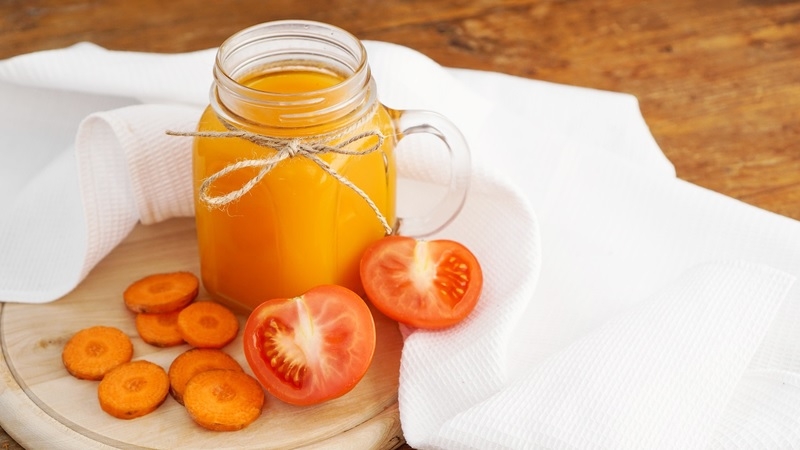 sinh tố cà chua cà rốt 5