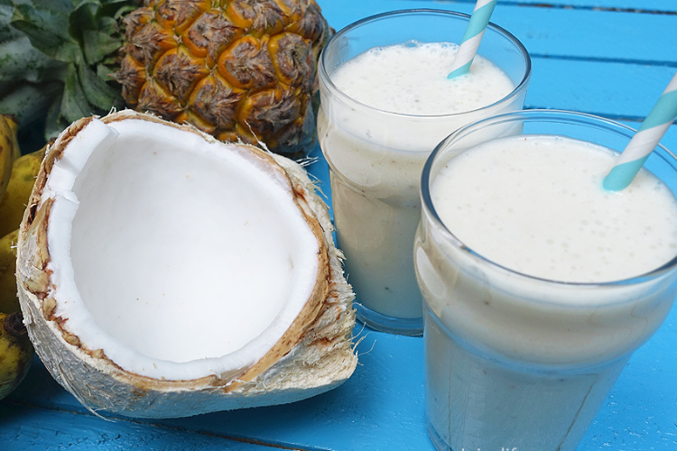 sinh tố dừa bao nhiêu calo 1
