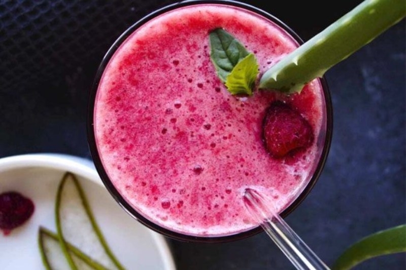 sinh tố nha đam 8