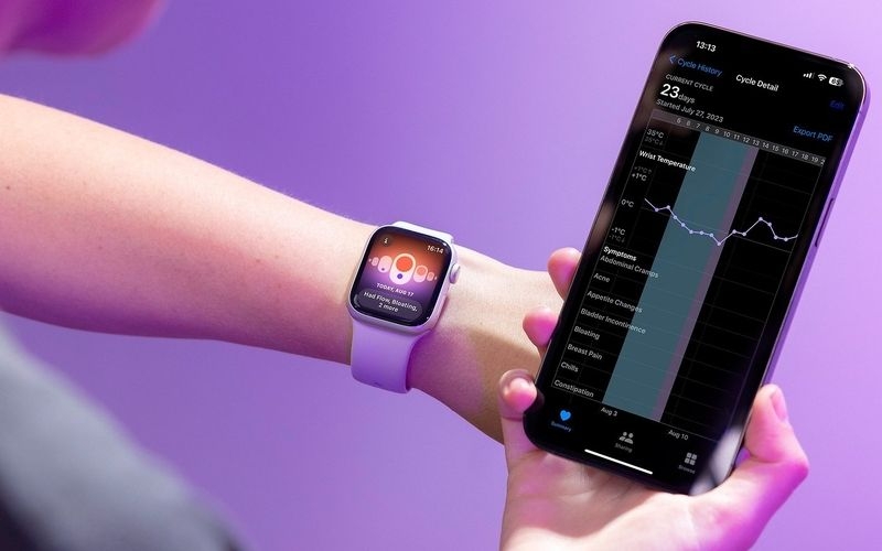 Smartwatch theo dõi chu kỳ kinh nguyệt