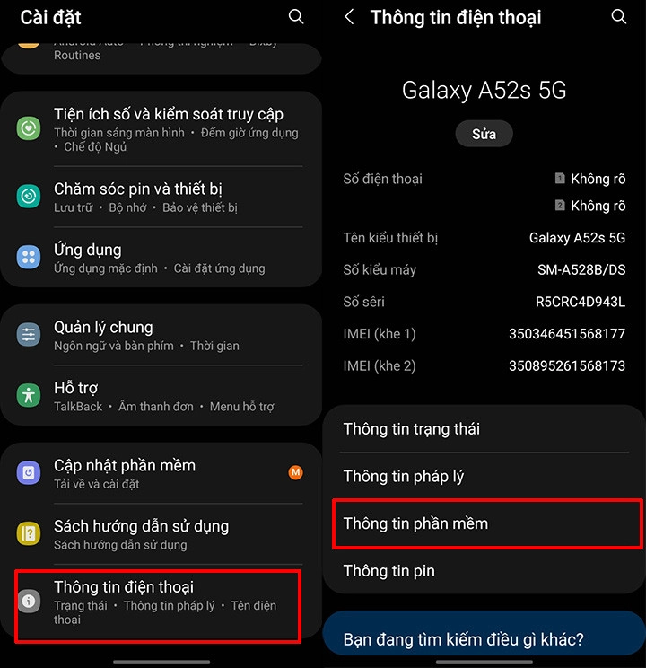 Số bản dựng của điện thoại là gì? (hình 4)