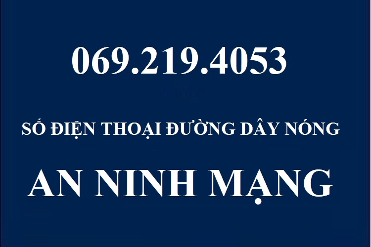 Số điện thoại đường dây nóng an ninh mạng 7