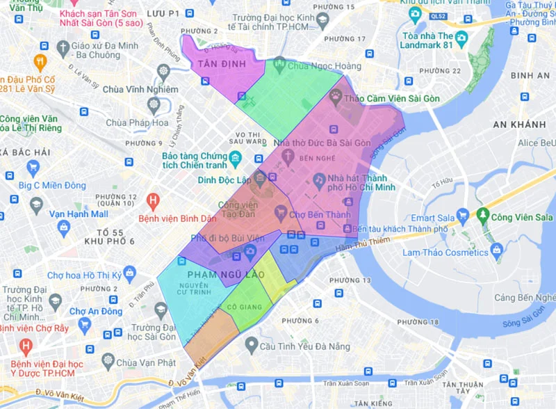sơ đồ quận tp.hcm - quận 1