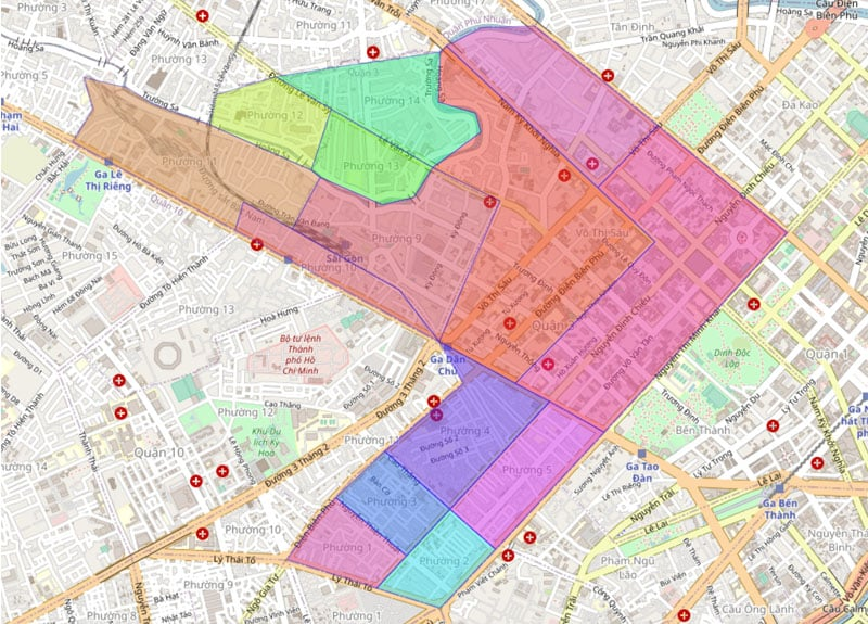 sơ đồ quận tp.hcm - quận 3