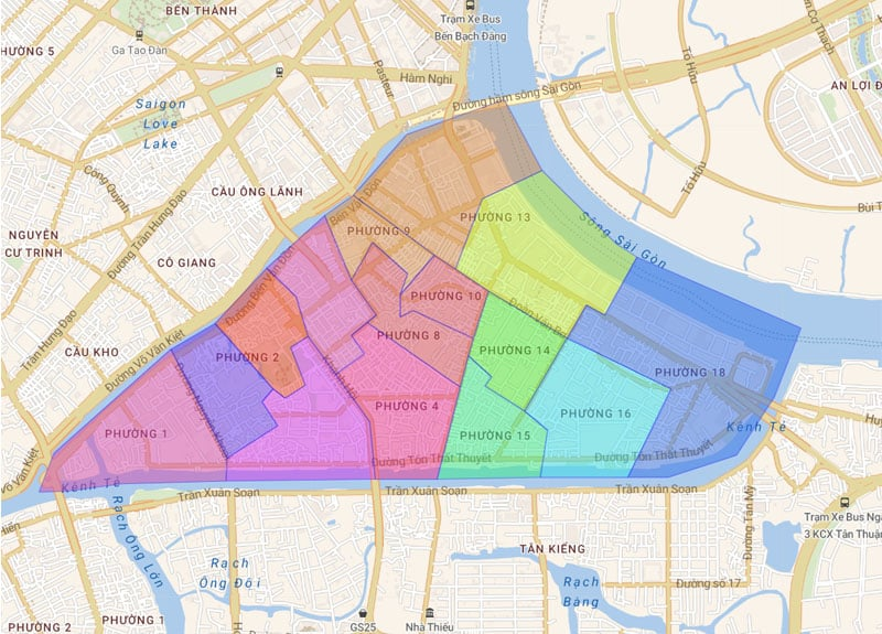 sơ đồ quận tp.hcm - quận 4